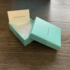 Tiffany & Co jewelry box with pouch